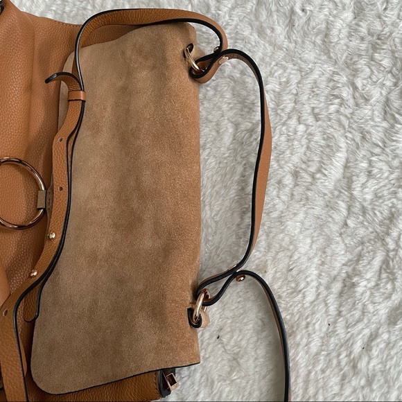 H&M leather shoulder bag in light brown - Picture 4 of 6